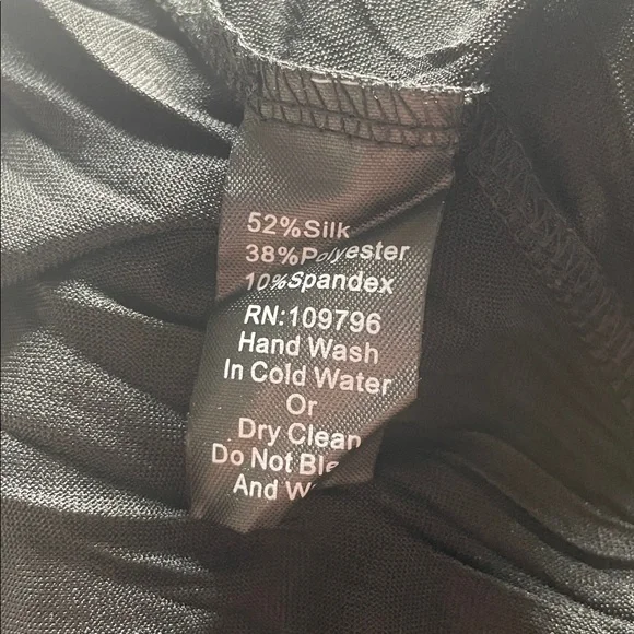 NWT Pretty Angel Vintage Deadstock Patchwork Graphic Asymmetric Midi Dress Large - Picture 7 of 11